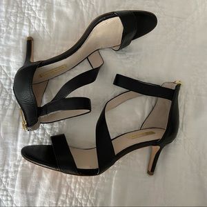 Louise et Cie black strap heels 7.5